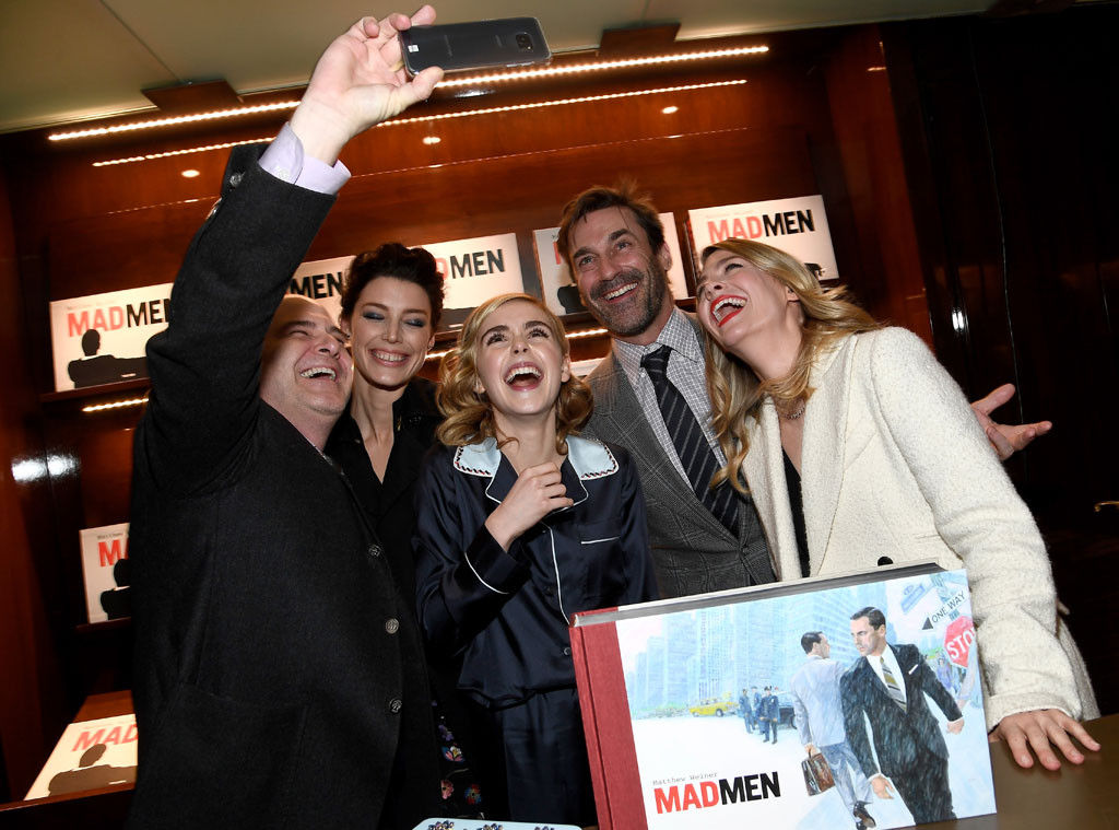 Matthew Weiner, Jessica Pare, Kiernan Shipka, Jon Hamm, January Jones Matthew Weiner, Jessica Pare, Kiernan Shipka, Jon Hamm, January Jones